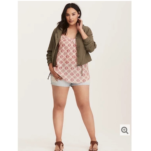 Torrid Medallion Print Stretch Back Cami Size 4X - Picture 2 of 9